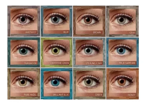 Lentes De Contacto Cosméticos Colores Originales Naturales