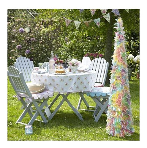 Jialeixi Easter Tinsel Tree, 5 Pies Artificial Pencil Lápiz