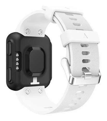 Pulseira Para Garmin 35 + Capa De Proteção E Pelicula Vidro Cor Branco