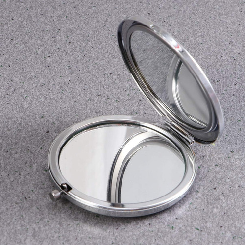 Lurrose Espejo Redondo Bling Espejo Compacto Espejo Plegable
