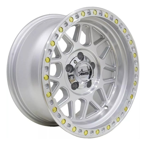 Ams 16x8 5x114 Et-15  Silver (set 4 Llantas)