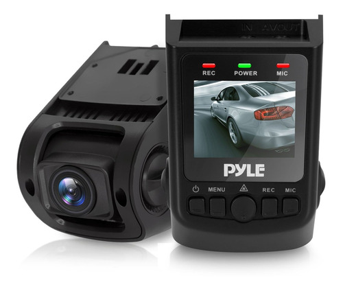 Pyle Kit De Cámara Dvr Para Tablero (pantalla Digital De 1.5