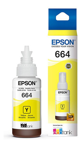 Tintas Epson 70ml 664 Serie L210 L380 L395 L495 L555 L575