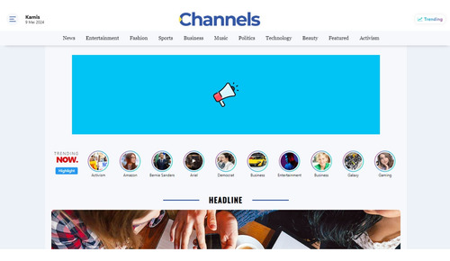 Channels Id Premium 1.0 Template Ou Tema Para Blogger