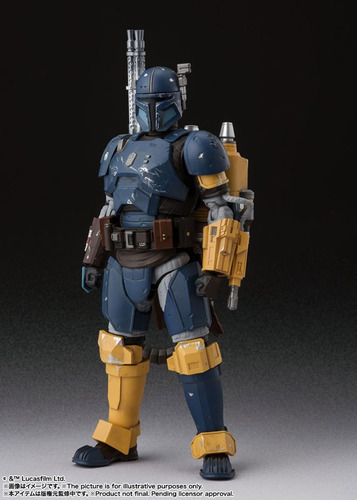 Bandai Jp S.h Figuarts Star Wars: Heavily Armed Mandalorian (Usado)