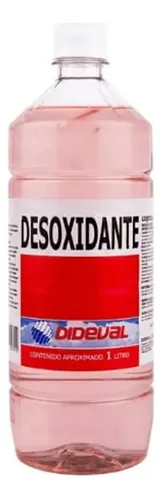 Desoxidante líquido Dideval botella 1 litro removedor de óxido y ...