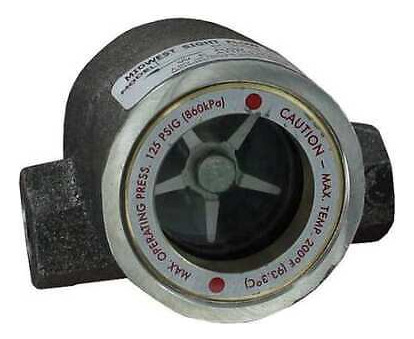 Dwyer Sfi-300ss-3/8 Double Sight Flow Indicator,316 Ss,3 Aad