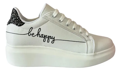 Tenis Moda Plataforma Casual Sneakers Urbanos Be Happy 1000