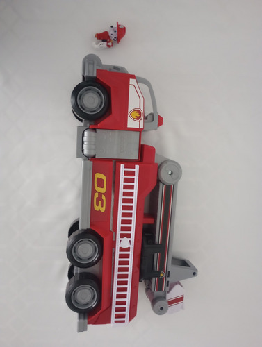 Paw Patrol Camión De Bomberos De La Ciudad Marshall Rojo (Usado)