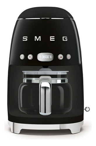 Cafetera De Goteo Smeg Con Filtro Permanente Color Negro