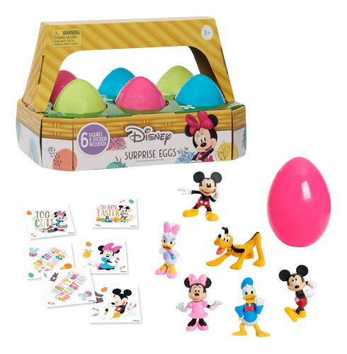 Huevos De Pascua Disney Mickey Mouse 6 Piezas Just Play