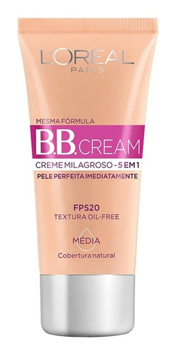 Imagem 1 de 8 de Base Bb Cream Dermo Expertise Média 30ml Fps20 L'oréal Paris