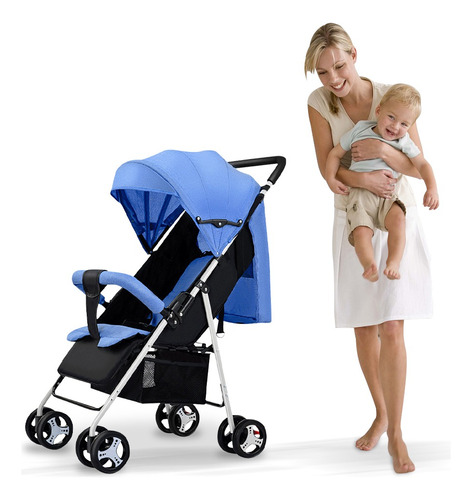 Carriola De Bastón Plegable Para Bebe Ultra Premium Baby Car