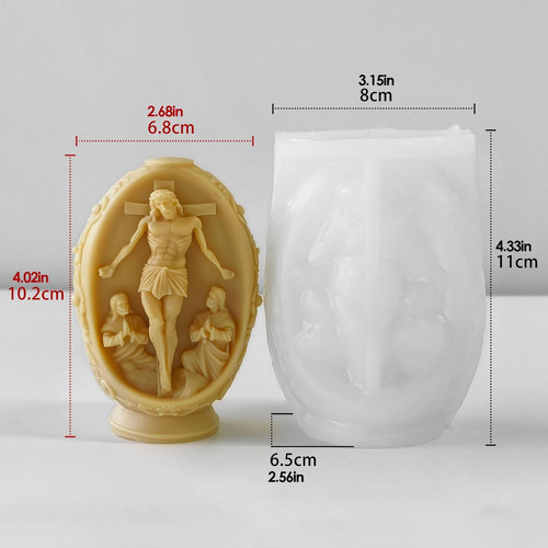 Molde De Silicona De Pascua Para Hacer Velas Molde De Decora
