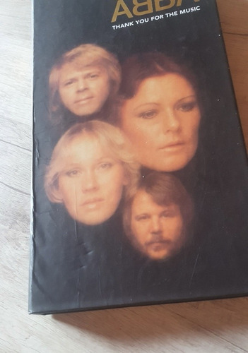 Abba Box Set Thank You For The Music 4 Cds + Libro Usa 1994