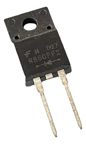 Diodo F08h60s F08h60 = R860pf2 Diodo Super Rápido 8a 600v