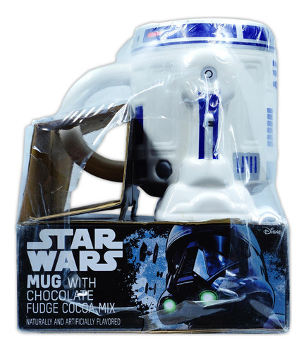 Star Wars Mug Chocolate Fudge Cocoa Mix R2 D2