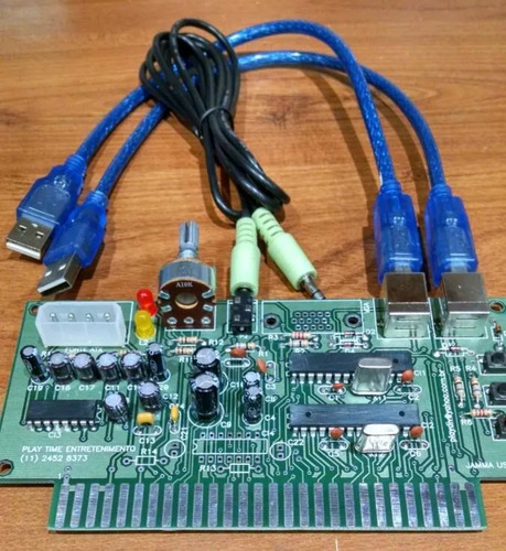 Placa Jamma Multijogos  Arcade Usb Zero Delay