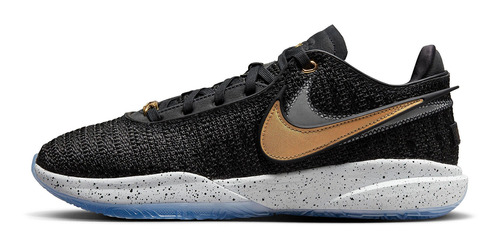 Zapatillas Nike Lebron 20 Black Metallic Gold Dj5423-003   