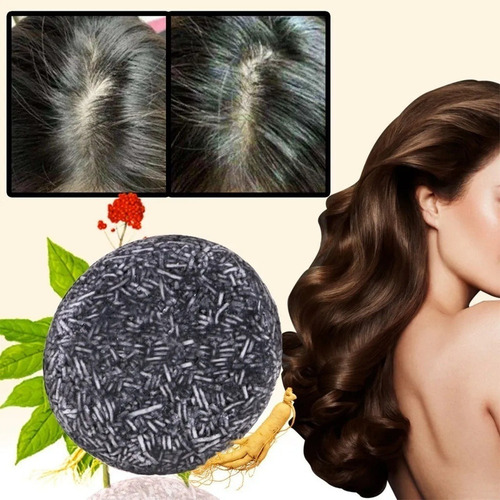 Ss Sabonete Em Barra De Shampoo Para Escurecimento De Cabelo