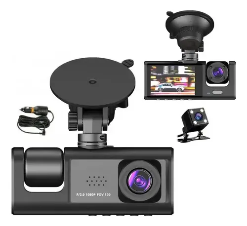 Camera Veicular Interior De Seguranca Automotiva Full Hd Carro Uber