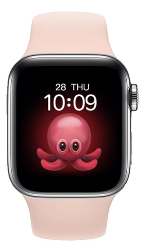 Smartwatch I8 Pro Max Chamadas Esportes Ecg Bluetooth Caixa Rosa