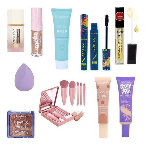 Kit Maquillaje Completo Ideal Regalo 10 Productos Originales