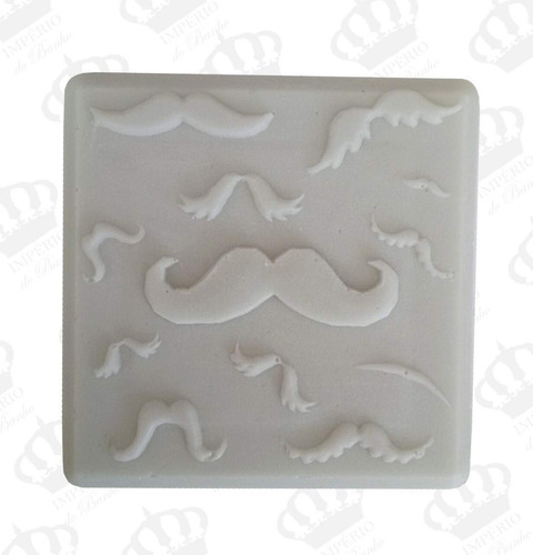 Imagem 6 de 7 de Forma De Silicone Barra Bigodes Dia Dos Pais Ib-409