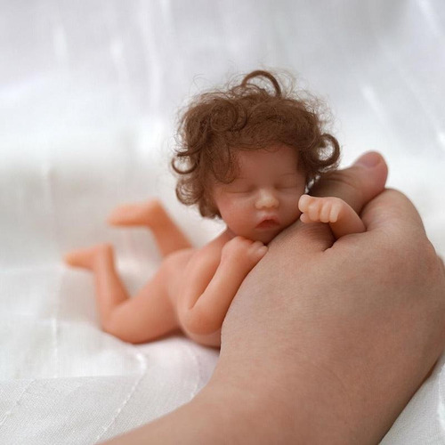 Mini Boneca Renascimento Bebê 15cm 6 Polegadas