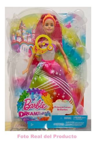 Barbie Princesa Brillante Luces Y Sonidos Mágicos