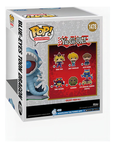 Funko Pop Dragon Blanco De Ojos Azules Toon Glow 6 Glow
