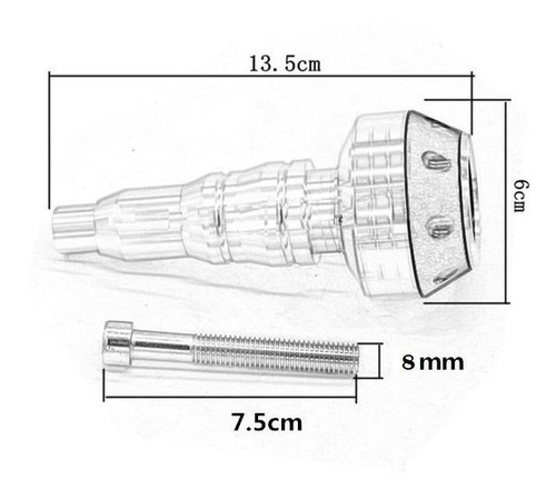 Imagen 4 de 5 de Slider Cuadro Rosca 8mm Ktm Duke 200/390 Rouser Ns 200