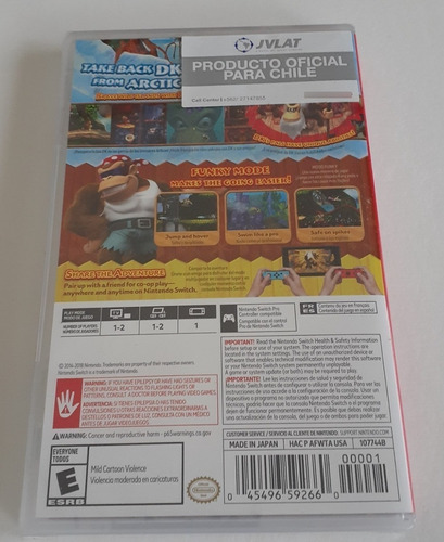 Donkey Kong Country: Tropical Freeze Nintendo Switch Físico