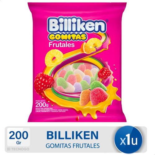 Gomitas Billiken Frutales Goma Surtidas - Mejor Precio