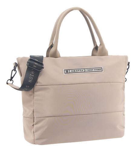 Cartera Shopper Amayra 67c2503 Color Camel 25032