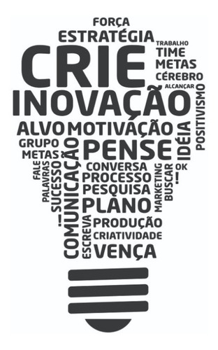 Adesivo De Parede Lampada Ideias 100x55 Cm