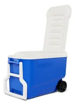 Comprar Hielera Igloo Capacidad 53 Latas Color Azul Con Ruedas