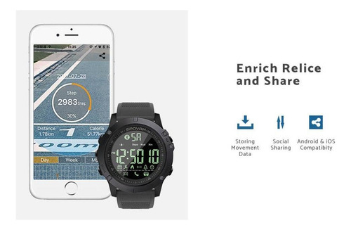 Reloj Inteligente Pr1 Running Resistente Al Agua