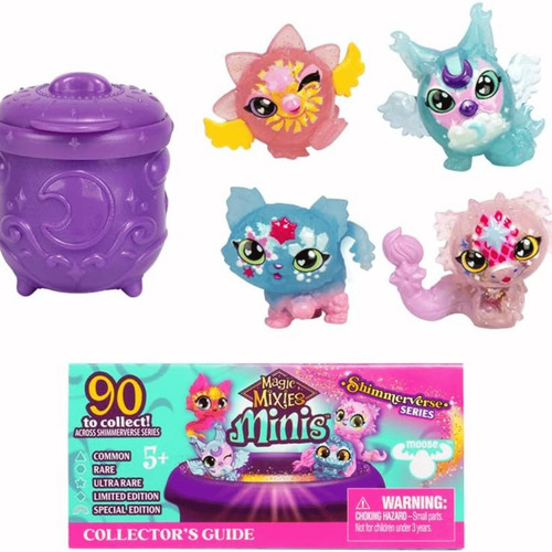Boneca Magic Mixies Minis Caldeirão 3 Figuras C/ 1 Surpresas