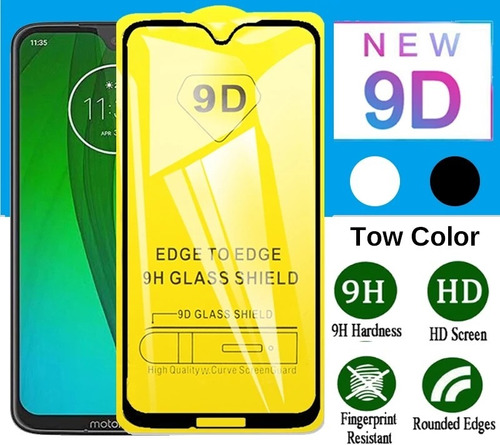 Vidrio Templado 9d Motorola Moto G7 / G7 Plus Protector Full