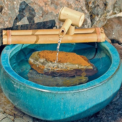 Acentos De Bambú Fuente De Agua Japonesa, Versátil Interior