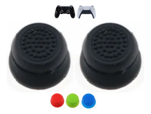 X2 Extensor Silicona Grips Altos Joystick Para Sony Ps4 Ps5 