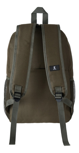 Mochila Urbana Edge Reforzada Bolsillos Porta Botellas Color Verde