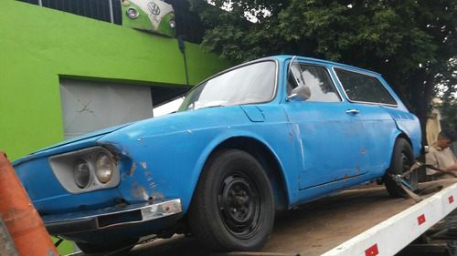 Imagem 11 de 14 de Volkswagen Variant 1974 P/ Restaurar Com Documento E Mecanic