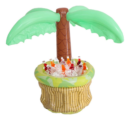 Refrigerador De Bebidas Iatable Palm Tree Para Fiestas De Ve