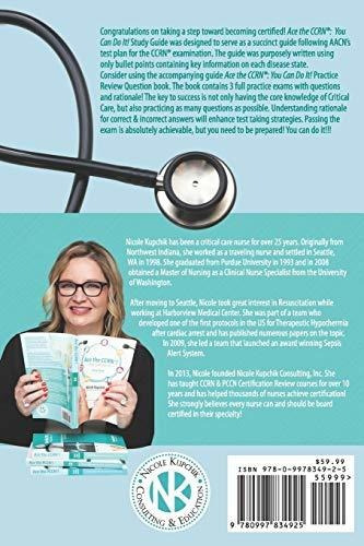 Ace The Ccrn You Can Do It Study Guide: You Can Do It!, De Kupchik, Nicole., Vol. 1. Editorial Nicole Kupchik, Tapa Blanda En Inglés, 2016