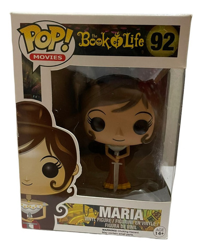 Funko Pop Maria 92 Book Of Life Libro De La Vida Original