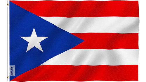 Bandera De Puerto Rico Anley Fly Breeze De 3 X 5 Pies, Color