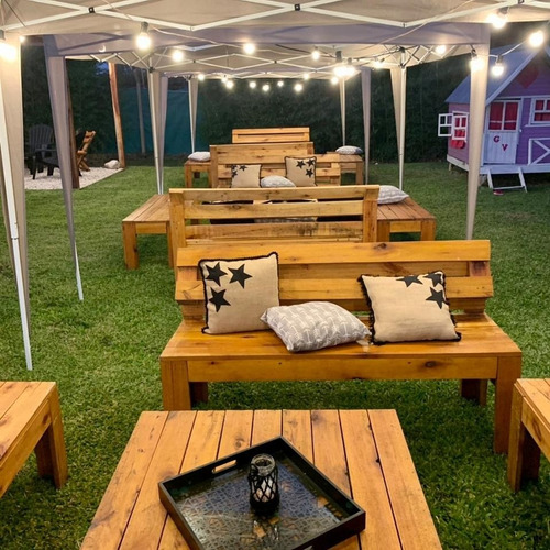 Alquiler De Living Rusticos, Gazebos, Carpas Y Mobiliario