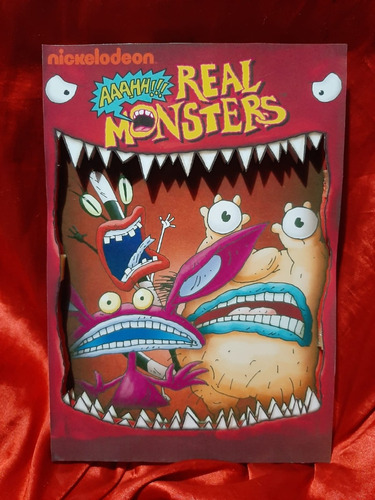 Cuadros De Madera Grandes 3d  Aaahh Real Monsters 3